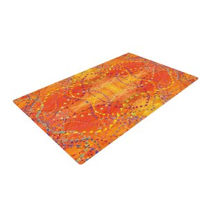 Sunrise Orange Area Rug