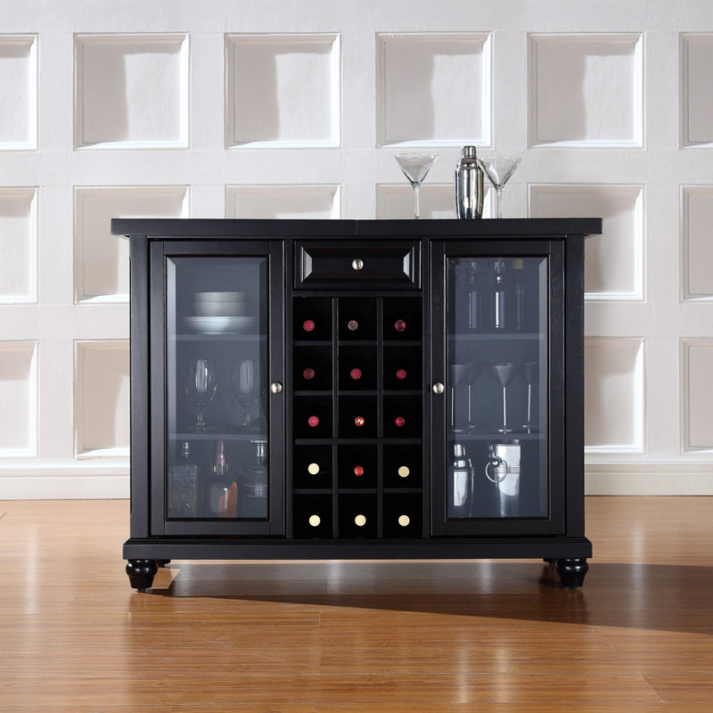 Shady Dale Bar Cabinet With Wine Storage Reviews Birch Lane Shady Dale Bar Cabinet With Wine Storage