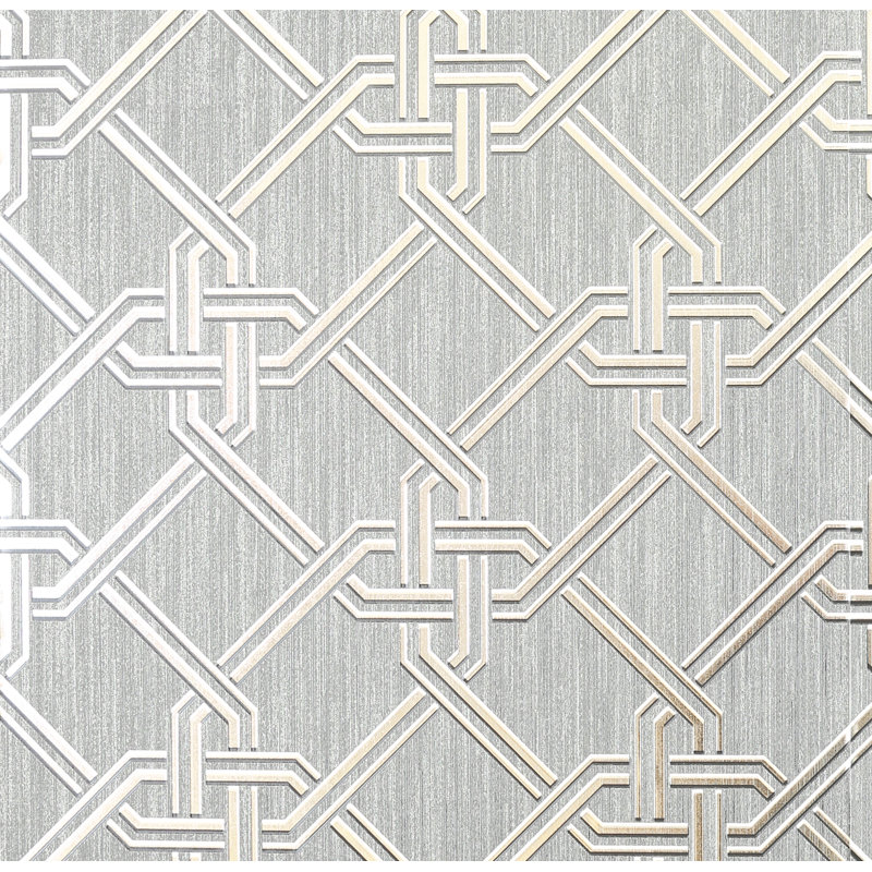 Bloomsbury Market Templeton Foil 33 L X 20 5 W Wallpaper Roll