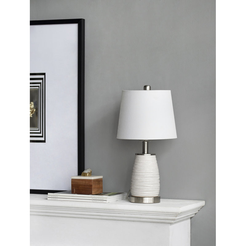 cream table lamp base