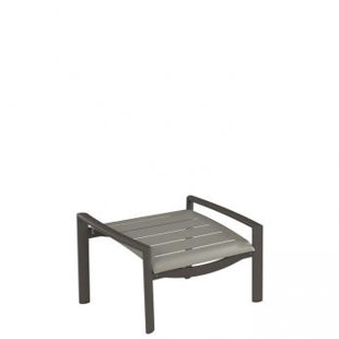 Go to store & view more images Kor Aluminum Slat Ottoman by Tropitone