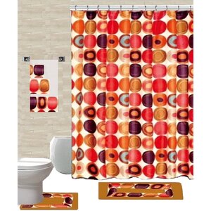 18 Piece Shower Curtain Set