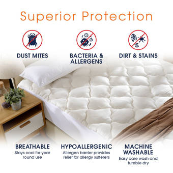Chun Yi Natural Breathable Comfort 4 In Gel Memory Foam Mattress Topper Reviews Wayfair