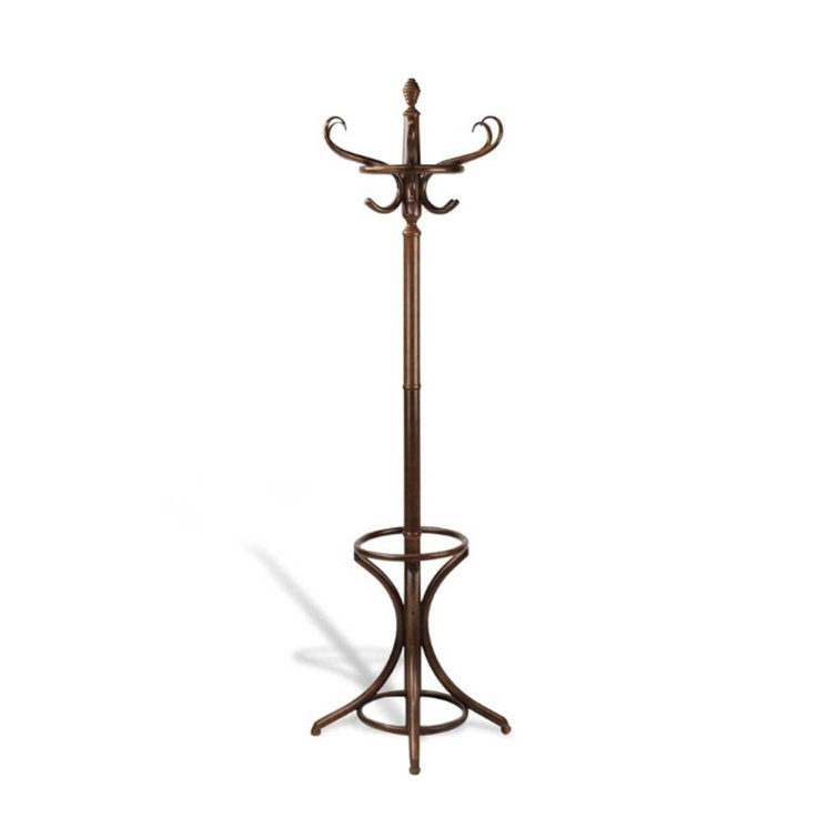 Solid Wood Freestanding Coat Rack