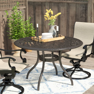 Usrey Outdoor Aluminum Dining Table