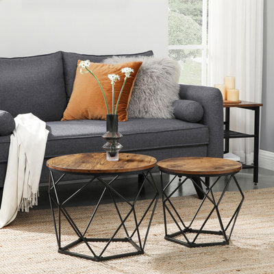 Keema Frame 2 Piece Bunching Coffee Table Sets