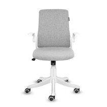 white egg desk chair