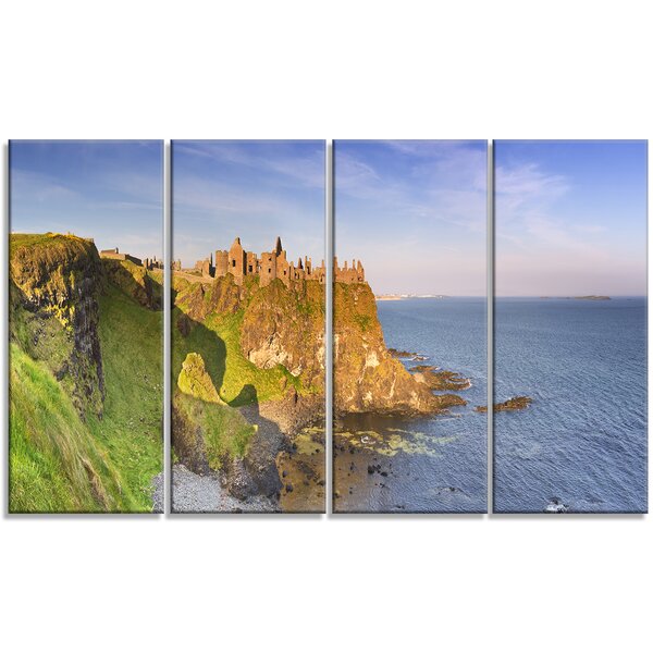 DesignArt 'Dunluce Castle in Northern Ireland' 4 Piece 