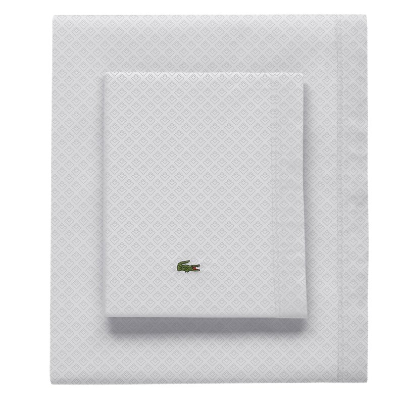 lacoste sheets thread count