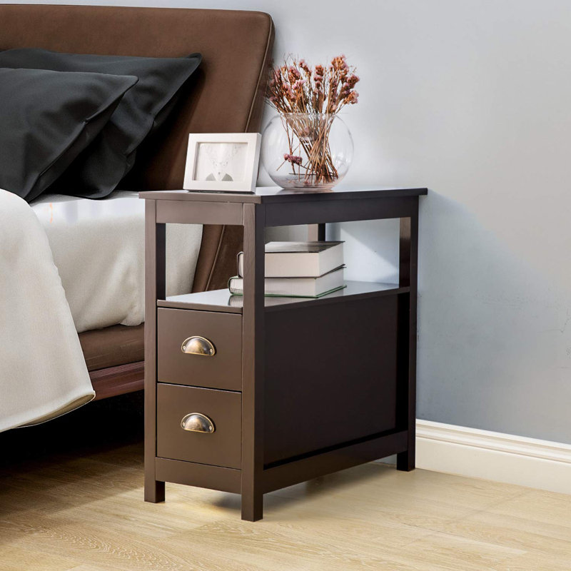 Brambly Cottage Hogan 2 Drawer Bedside Table Reviews Wayfair Co Uk