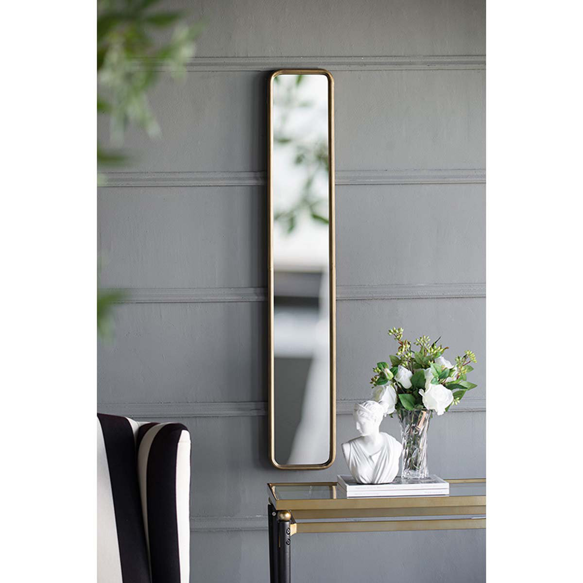 slim mirror for wall