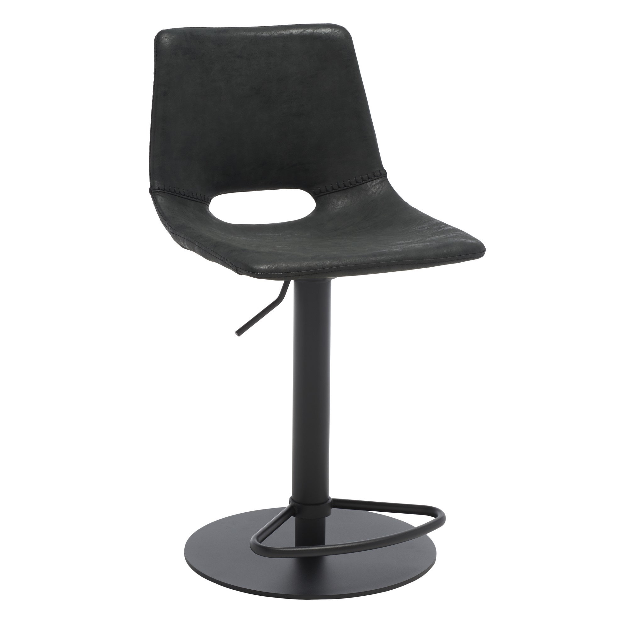 17 Stories Freya Gas Lift Bar Stool Wayfair