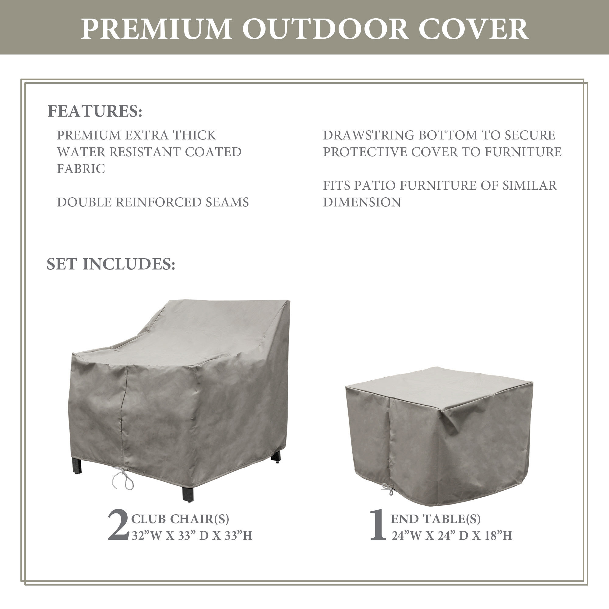 Kathy Ireland Homes Gardens By Tk Classics Madison Protective Water Resistant Conversation Set Cover Wayfair