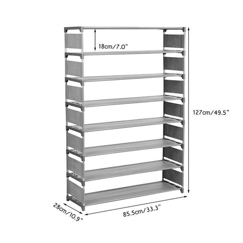 Rebrilliant 32 Pair Shoe Rack Wayfair