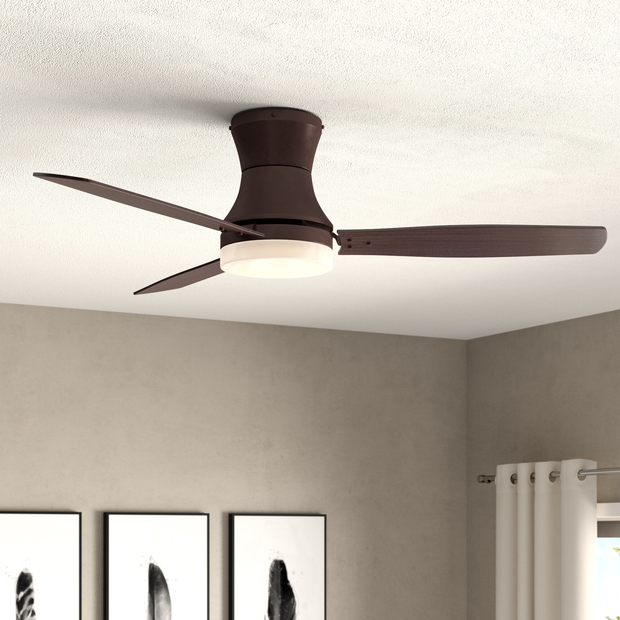 132cm 3 Blade Ceiling Fan With Remote