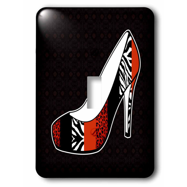 3drose I Love High Heel Shoes 1 Gang Toggle Light Switch Wall Plate Wayfair