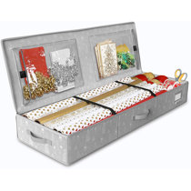 christmas wrapping paper container