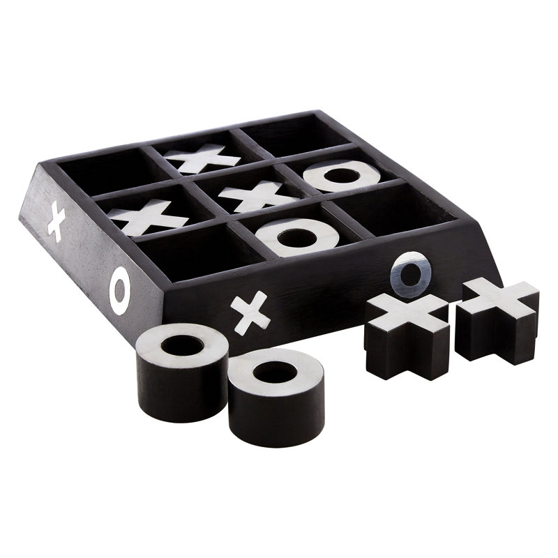 Classicliving Millington Game Tic Tac Toe Decorative Box Wayfair Co Uk