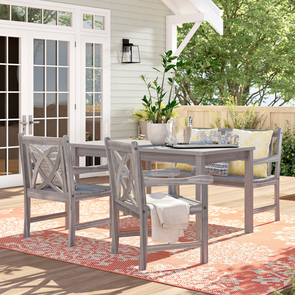 Beachcrest Home Zephyrine 4 Piece Dining Set Reviews Wayfair