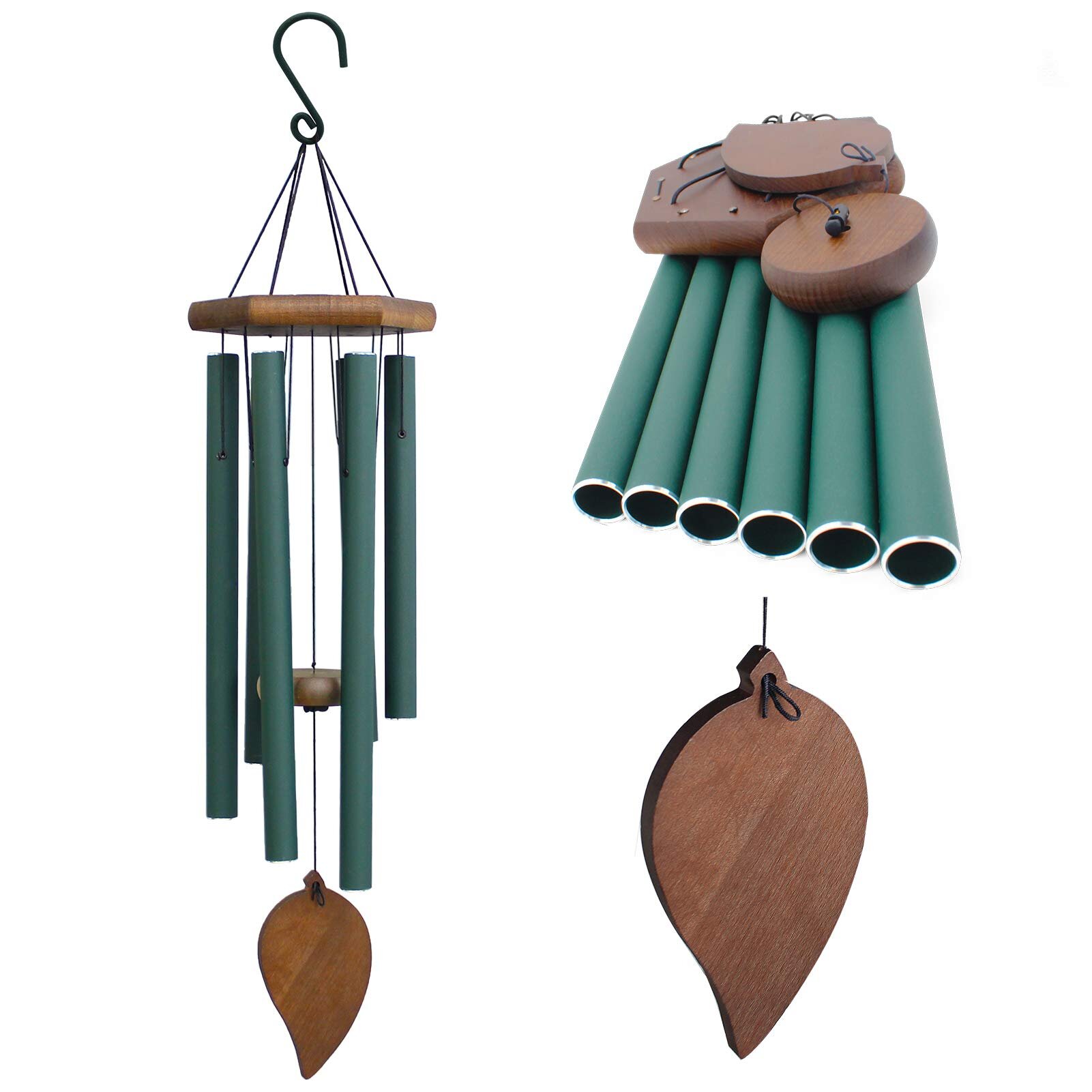 6 Metal Tubes Wind Chimes Windchime Gift Home Yard Outdoor Garden Decor US