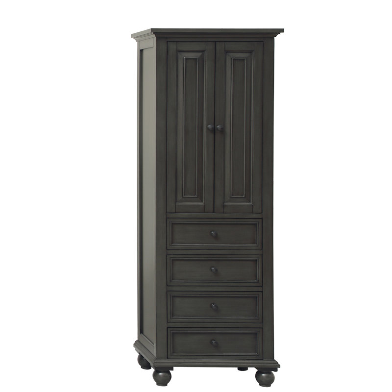 Gracie Oaks Samoset 24 W X 67 5 H X 16 D Linen Cabinet Reviews Wayfair
