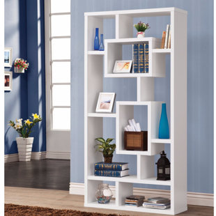 Go to store & view more images Safi Rectangular Geometric Bookcase by Turn on the Brights
