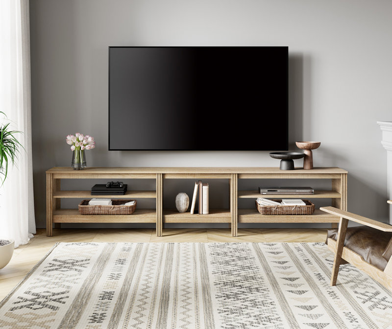 Ashae TV Stand for TVs up to 85" Color: Oak