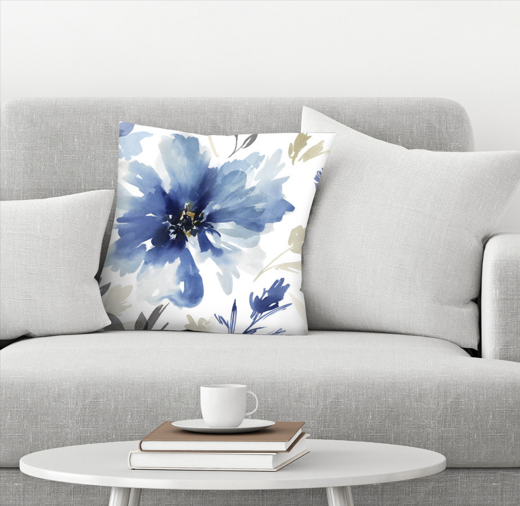 indigo decorative pillows