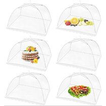 6 Pack Pop-up Picnic Mesh Food Covers Tent Umbrella for Outdoors 17 X 17inches for sale online 