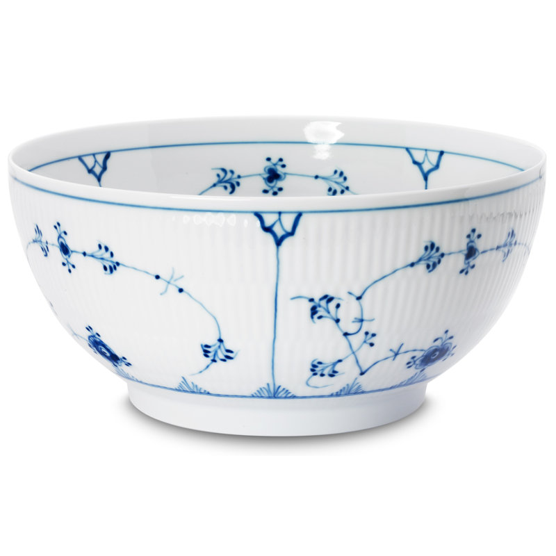 Royal Copenhagen Blue Fluted Plain 104 Fl Oz Serving Bowl Perigold