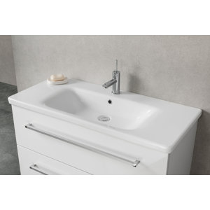 Fackelmann 100 cm Einbau-Waschbecken Lavella