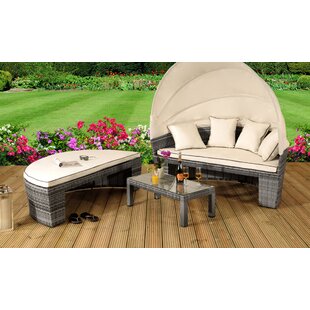 Sol 72 Outdoor Rebeca Garden Daybed With Cushions Reviews ...