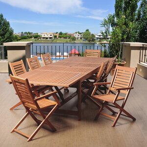 Ashford 9 Piece Wood Dining Set