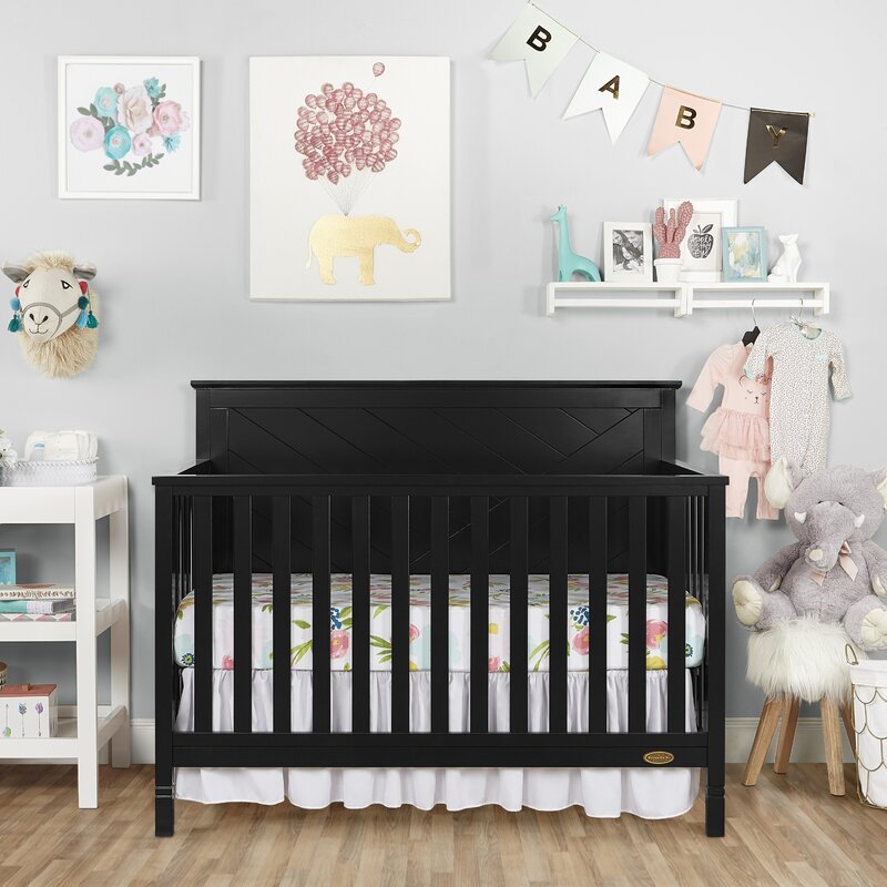 wayfair black crib