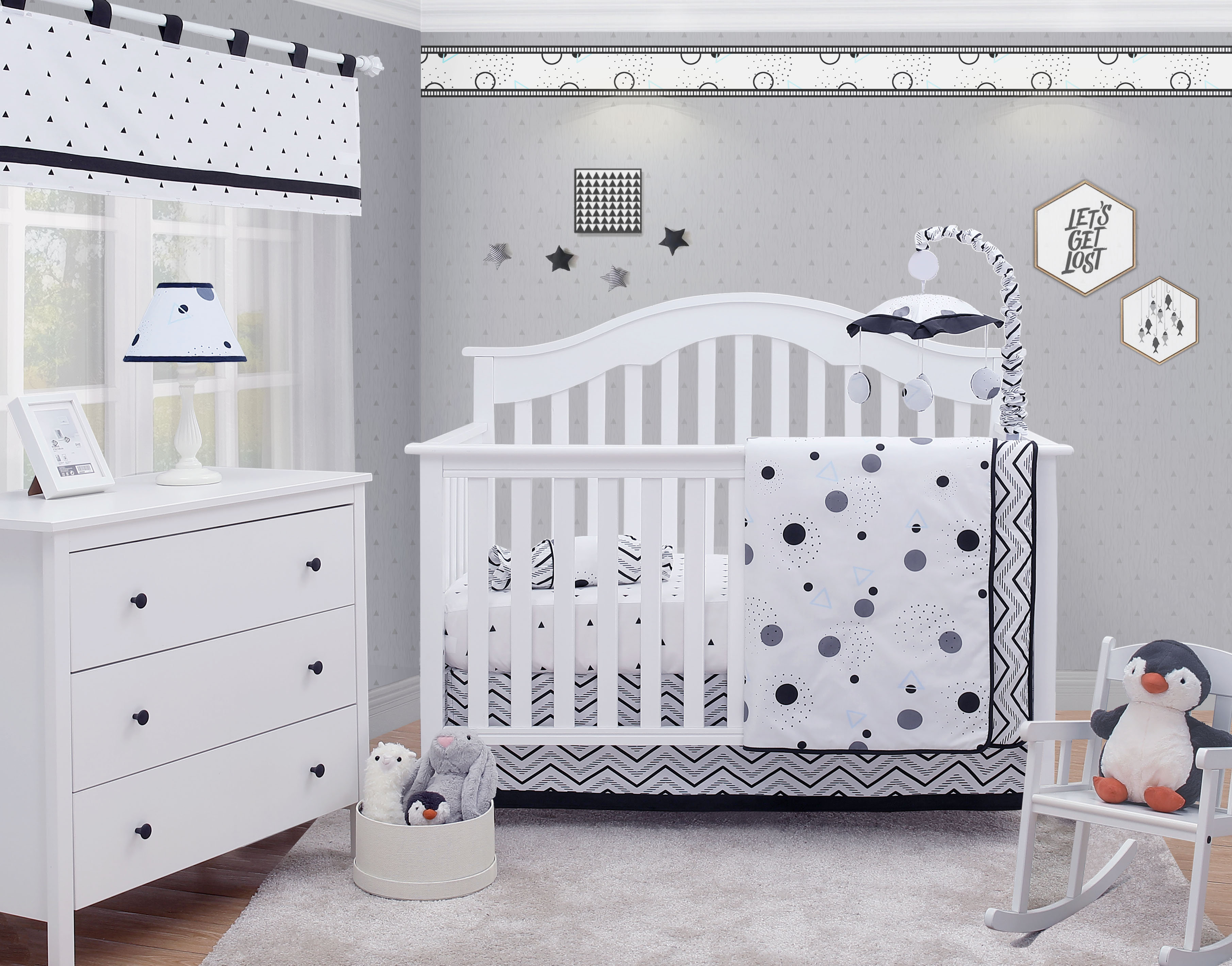 Fordingbridge Triangle 5 Piece Crib Bedding Set Harriet Bee