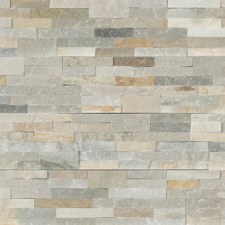 natural stone tile backsplash
