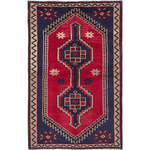 Witt Hand Knotted Wool Dark Burgundy Area Rug