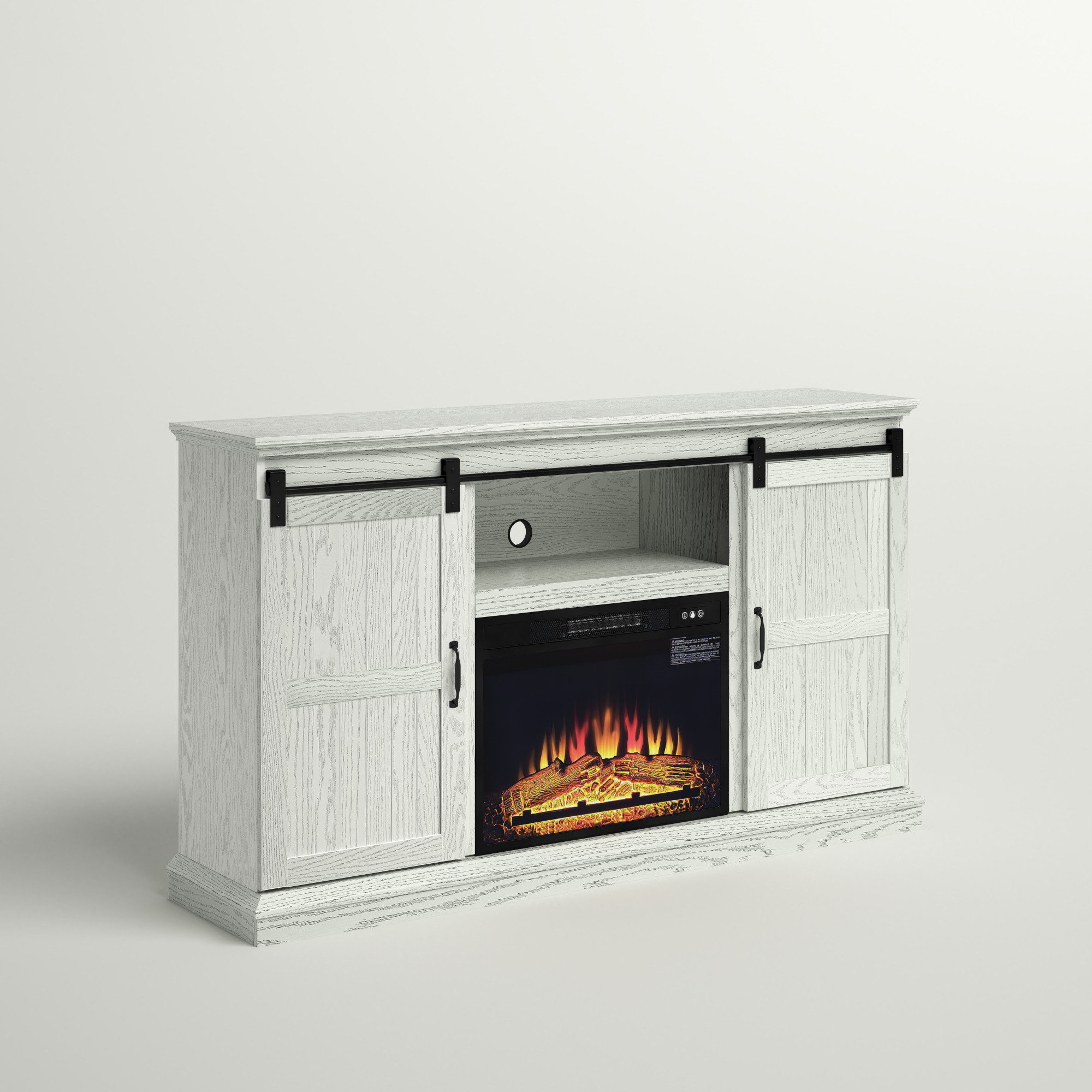 Three Posts™ Kogan TV Stand for TVs up to 55" with Fireplace Included