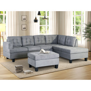 Gabby Right Hand Facing Sectional With Ottoman By Latitude Run