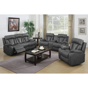 Benjamin 3 Piece Living Room Set by Nathaniel Home