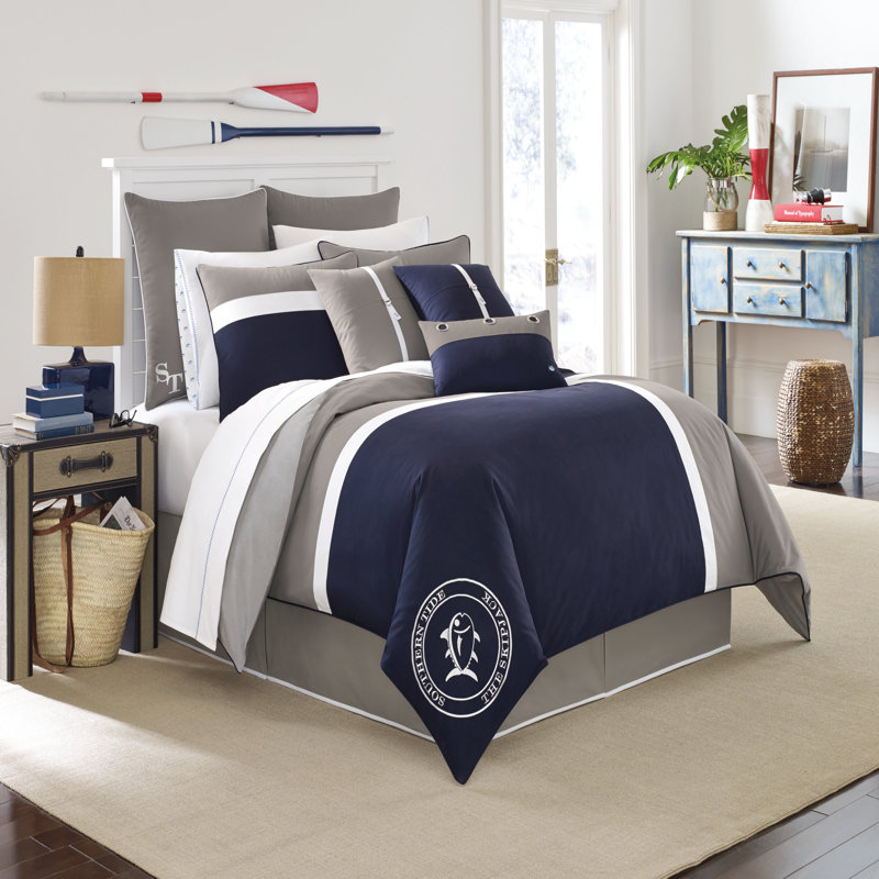 Southern Tide Starboard Reversible Comforter Set Reviews Wayfair