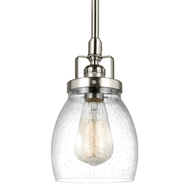 houon 1 light single bell pendant trent austin design