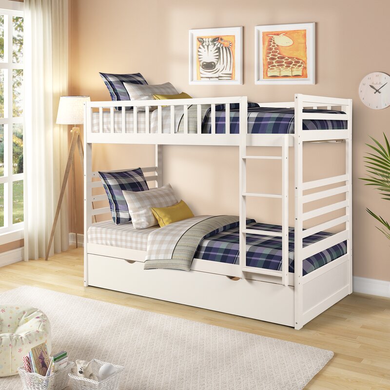 wayfair loft bed white