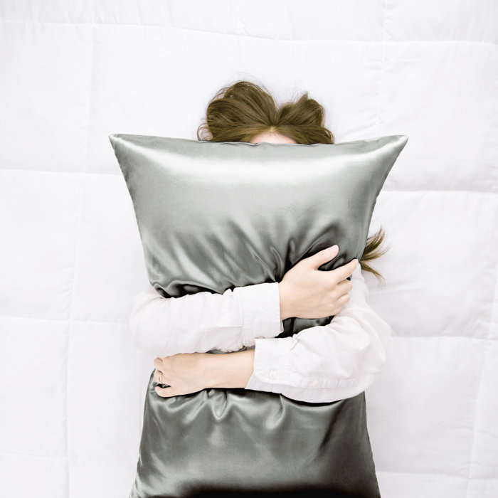 House Of Hampton Tupper Satin Health Envelope Pillow Protector