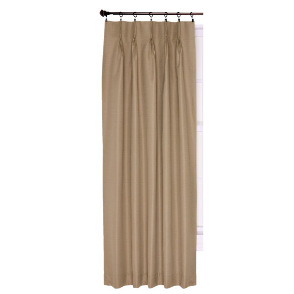 Charlton Home Manchester Solid Semi Sheer Thermal Pinch Pleat