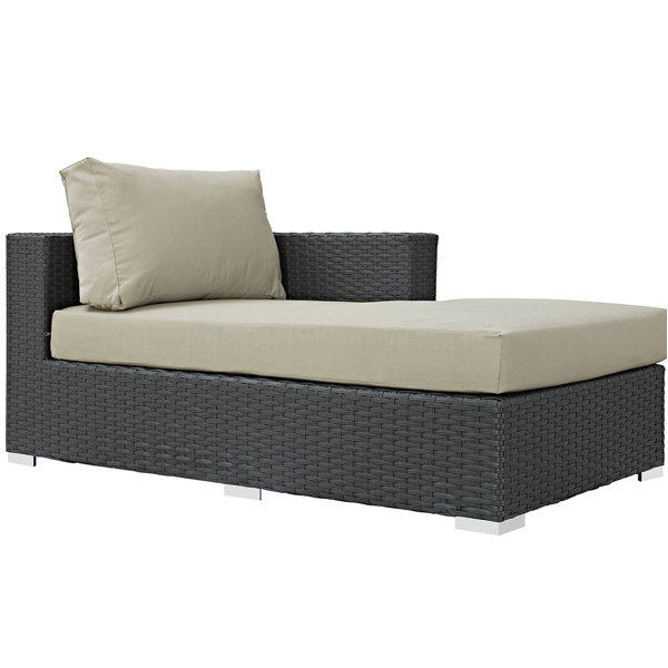 one armed chaise lounge