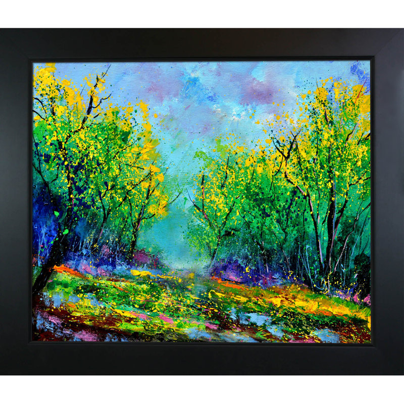 Tori Home Ledent Magic Forest Framed Painting On Canvas Wayfair Tori Home Ledent Magic Forest Framed Painting On Canvas Wayfair
