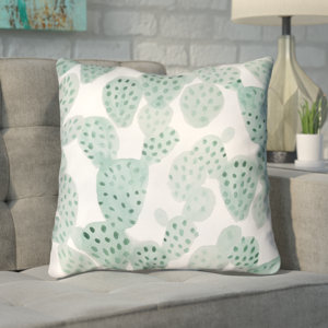 Bissett Prickly II Indoor/Outdoor Throw Pillow
