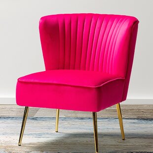 wayfair pink armchair