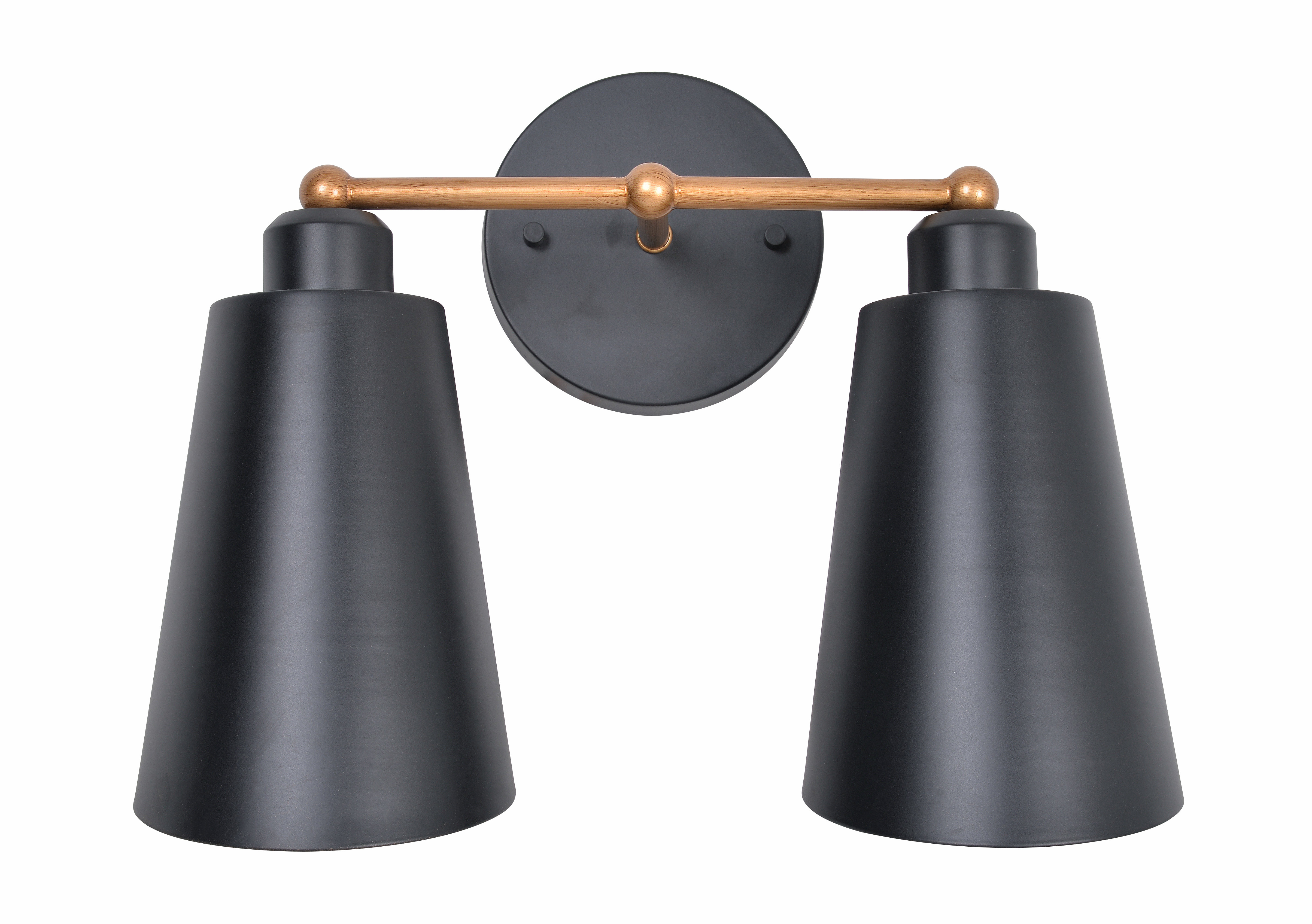 black gold vanity light